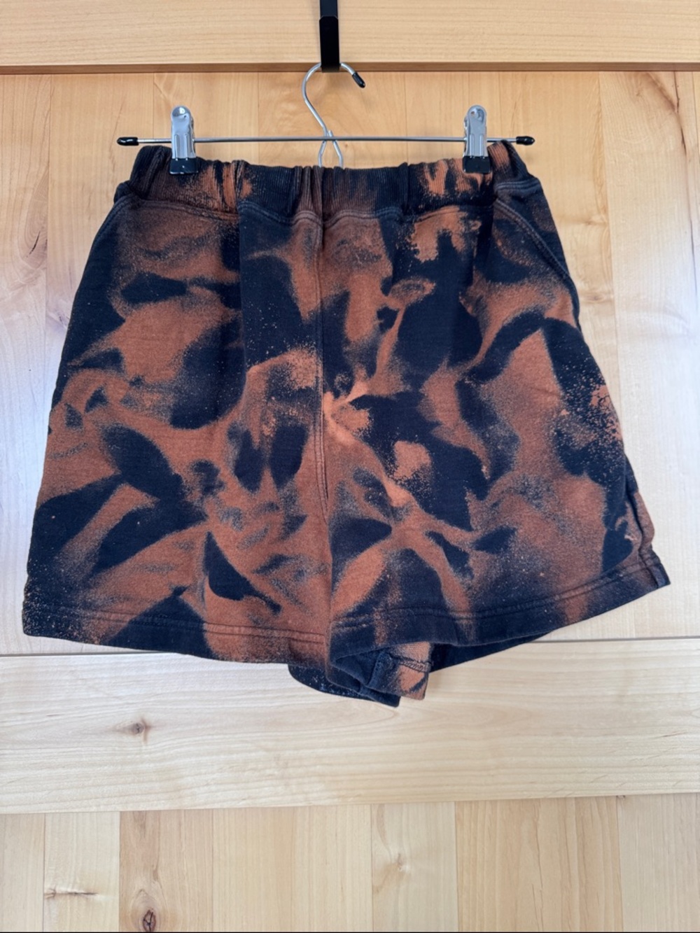 WRTHY tie die cotton shorts